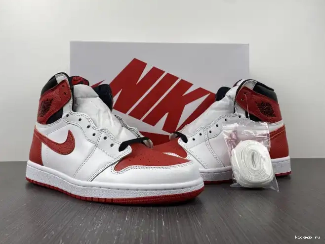 Rep Kickmax Heritage Retro 1 OG High Jordan 555088-161 0501
